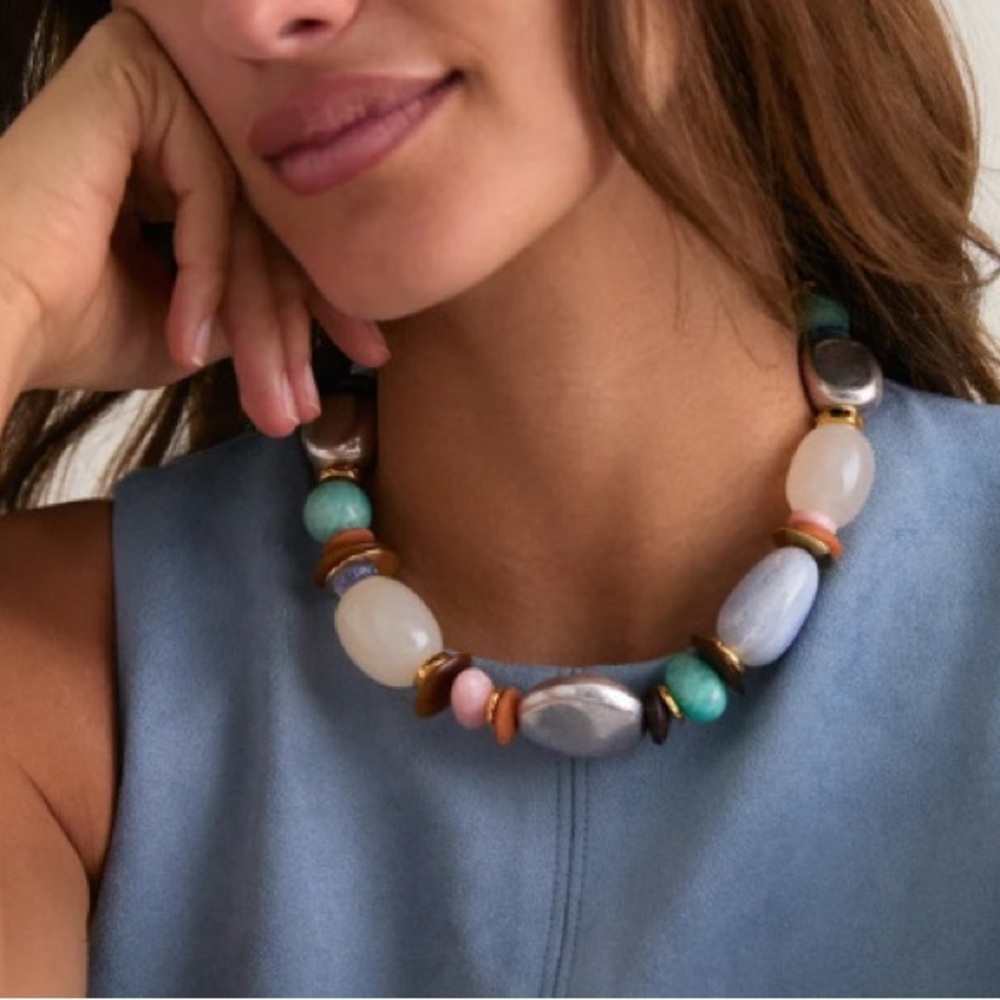 Elegant Multicolor Beaded Necklace